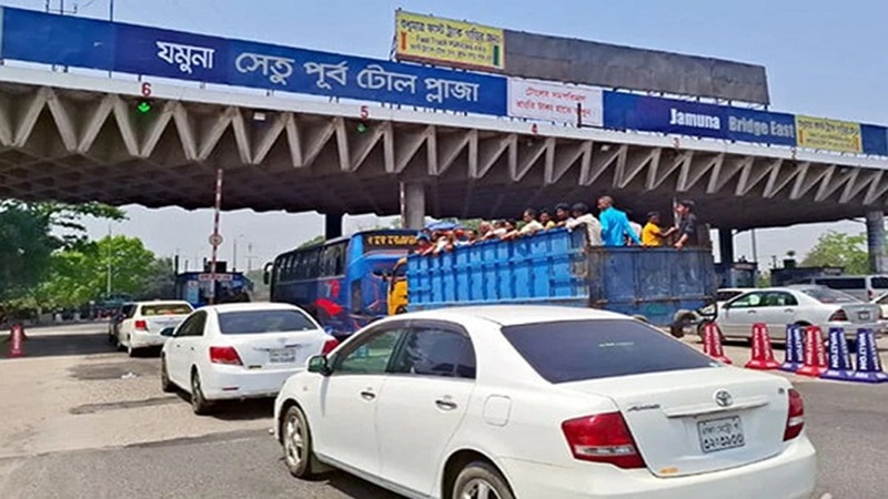 ঈদযাত্রায় যমুনা সেতুতে রেকর্ড: ৬ দিনে পারাপার ২.৫৫ লাখ যান,একদিনেই টোল ৪ কোটির বেশি